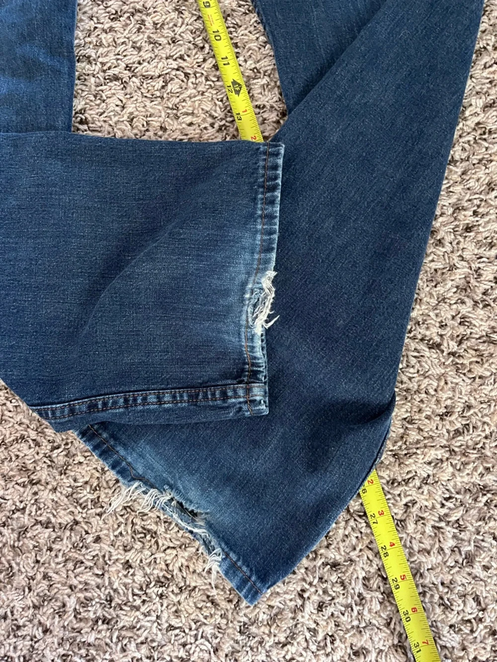 Levis 569 Loose Straight Leg Jeans Mens 36x33 Blue Denim Medium‎ Wash